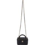 Chanel Quilted Lambskin Vanity Case Crossbody Bag