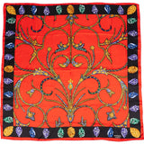 Hermès Pierres d'Orient et d'Occident Silk 90 Scarf Tuch