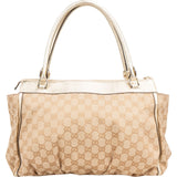 Gucci Monogram GG Canvas Abbey D-Ring Tote Shoulder Bag