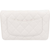 Chanel Quilted Caviar Leather Filigree Coco Wallet on Chain Crossbody Bag