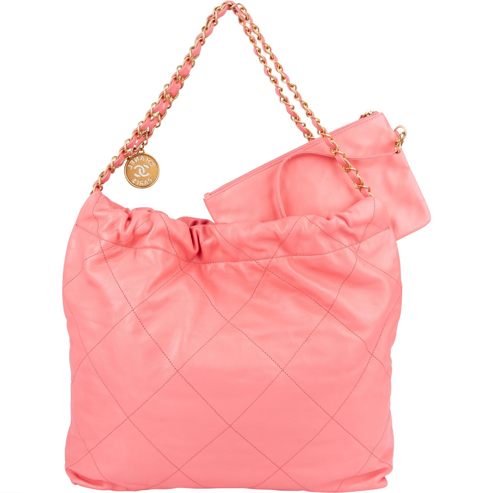 [🔄️B11 / F27] Chanel Maxi Shiny Calfskin Chanel 22 Shoulder Bag - vintageandkickz