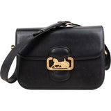 Céline Boxcalf Horse Carriage Triomphe Flap Shoulder Bag