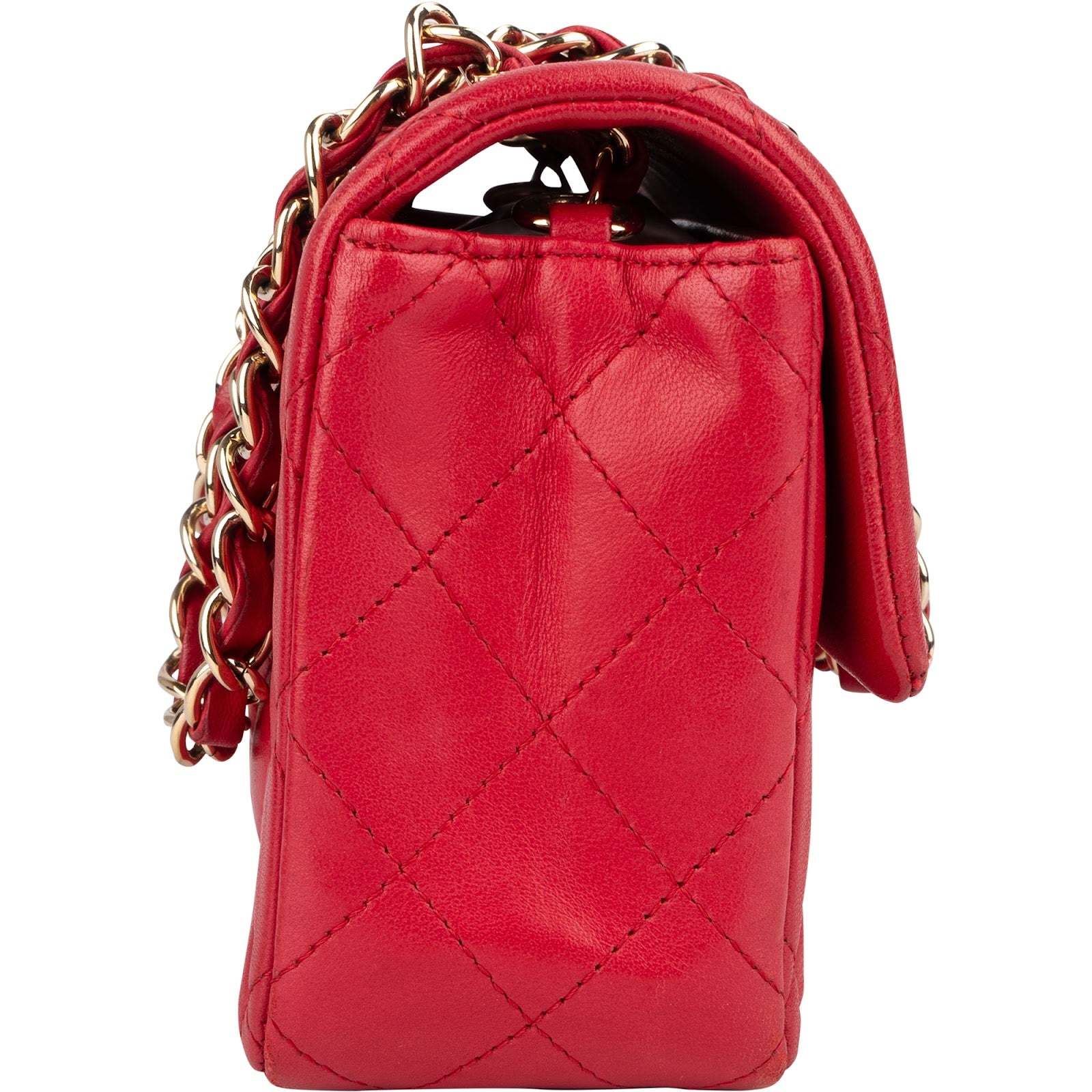 Chanel Quilted Lambskin Small Single Flap Crossbody Bag xx Farbe bilder - vintageandkickz