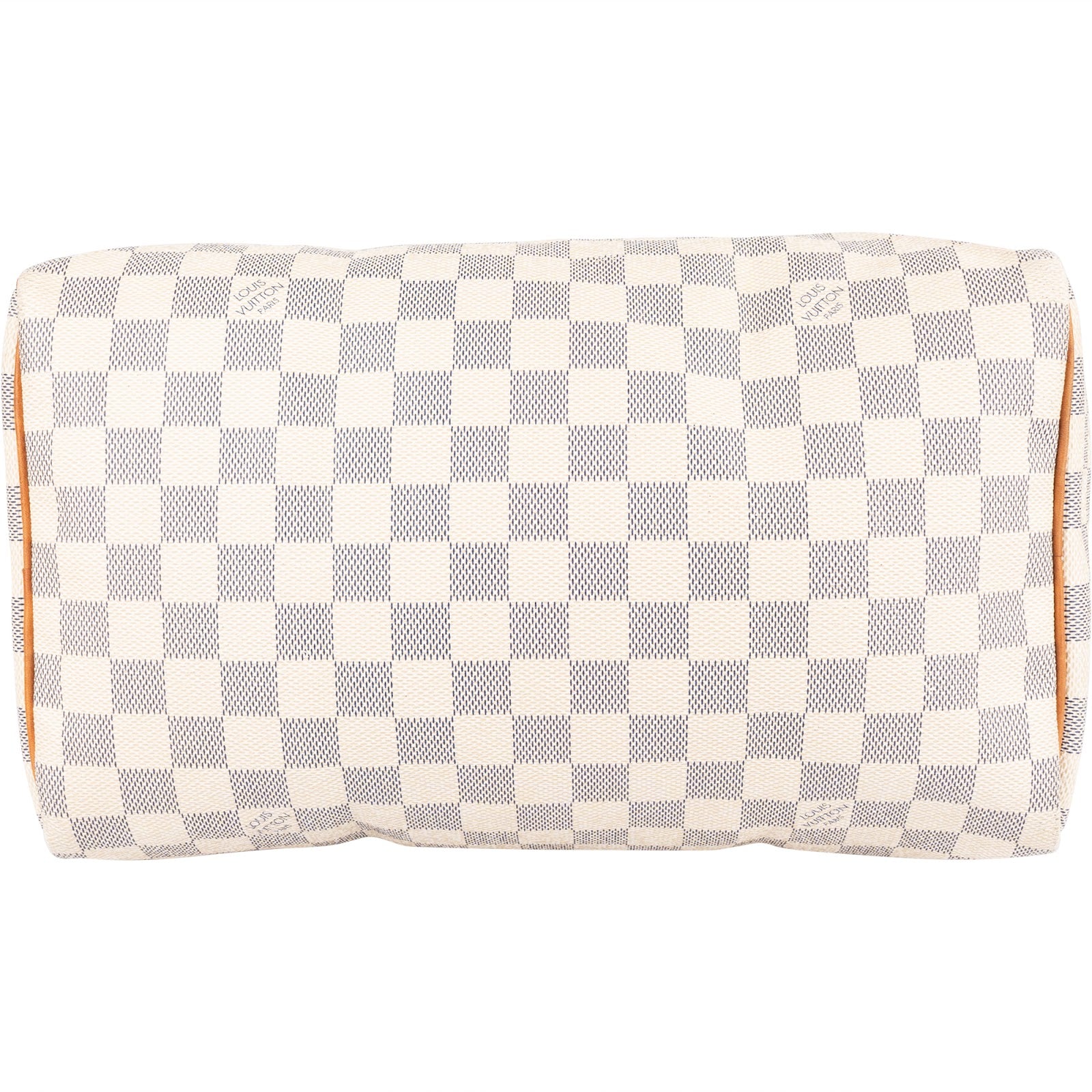 Louis Vuitton Monogram Damier Azur Canvas Speedy 30 Handbag - vintageandkickz