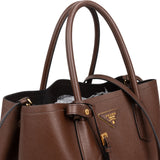 Prada Saffiano Cuir Leather Large Galleria Tote Shoulder Bag