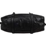 Prada Soft Leather Buckle Bauletto Handbag