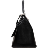 Celine Grained Suede Leather Trapeze Handbag