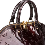 Louis Vuitton Monogram Vernis Amarante Alma PM Handbag