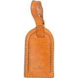 [🔄️B10 / F33] Louis Vuitton Vachetta Leather Luggage Tag - vintageandkickz