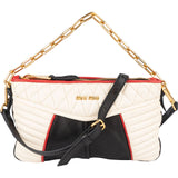 Miu Miu Quilted Leather Colorblock Handbag