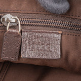 Gucci Monogram GG Canvas Crescent Messenger Crossbody Bag