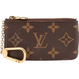 Louis Vuitton Monogram Canvas Key Pouch Wallet Pochette Cles M62650