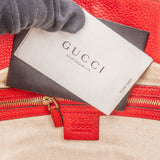 Gucci Pebbled Leather GG Soho Shoulder Bag