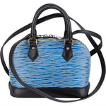 Louis Vuitton Blue Epi Leather Alma Nano Crossbody Bag - vintageandkickz