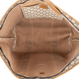 Gucci Monogram GG Supreme Canvas Vintage Large Web Shopper Shoulder Bag