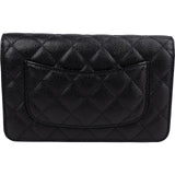 Chanel Quilted Caviar Leather Wallet On Chain Crossbody Bag