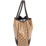 Gucci Monogram GG Crystal Princy Tote Shoulder Bag
