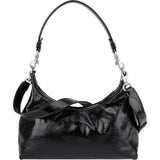 Coach Black Patent Leather Juliet Shoulder Crossbody Bag