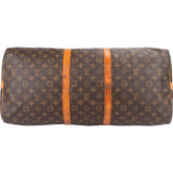 Louis Vuitton Monogram Canvas Keepall 55 Bandoulière Travel Bag