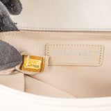 Chanel Quilted Patent Leather Medium Single Flap Boy Crossbody Bag