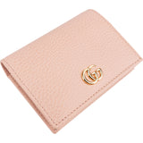 Gucci Grained Leather GG Marmont Flap Small Wallet