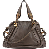 Chloé Pebbled Leather Paraty Handbag