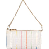 Monogram FF Zucca Pequin Rainbow Striped Pochette Accessoires Handbag