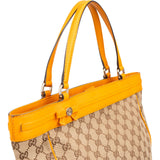 Gucci Monogram GG Canvas Mayfair Tote Shoulder Bag