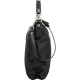 Coach Monogram Signature Sateen Poppy Convertible Handbag