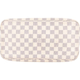 Louis Vuitton Monogram Damier Azur Canvas Neverfull MM Shoulder Bag