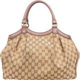 Gucci Monogram GG Canvas Sukey Hobo Handbag