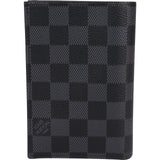 Louis Vuitton Monogram Damier Graphite Canvas Card Holder Passport Cover