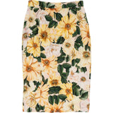Dolce & Gabbana Multicolor Silk Floral Print Pencil Skirt (IT44)