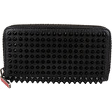 Christian Louboutin Black Leather Panettone Spikes Wallet