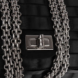 Chanel Rare Sample Satin Chocolate Bar 2.55 Reissue Double Flap Crossbody Bag