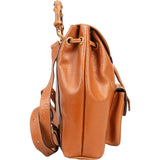 Gucci Pebbed Leather Bamboo Handle Small Backpack