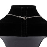 Chanel Crystal CC Emblem Necklace
