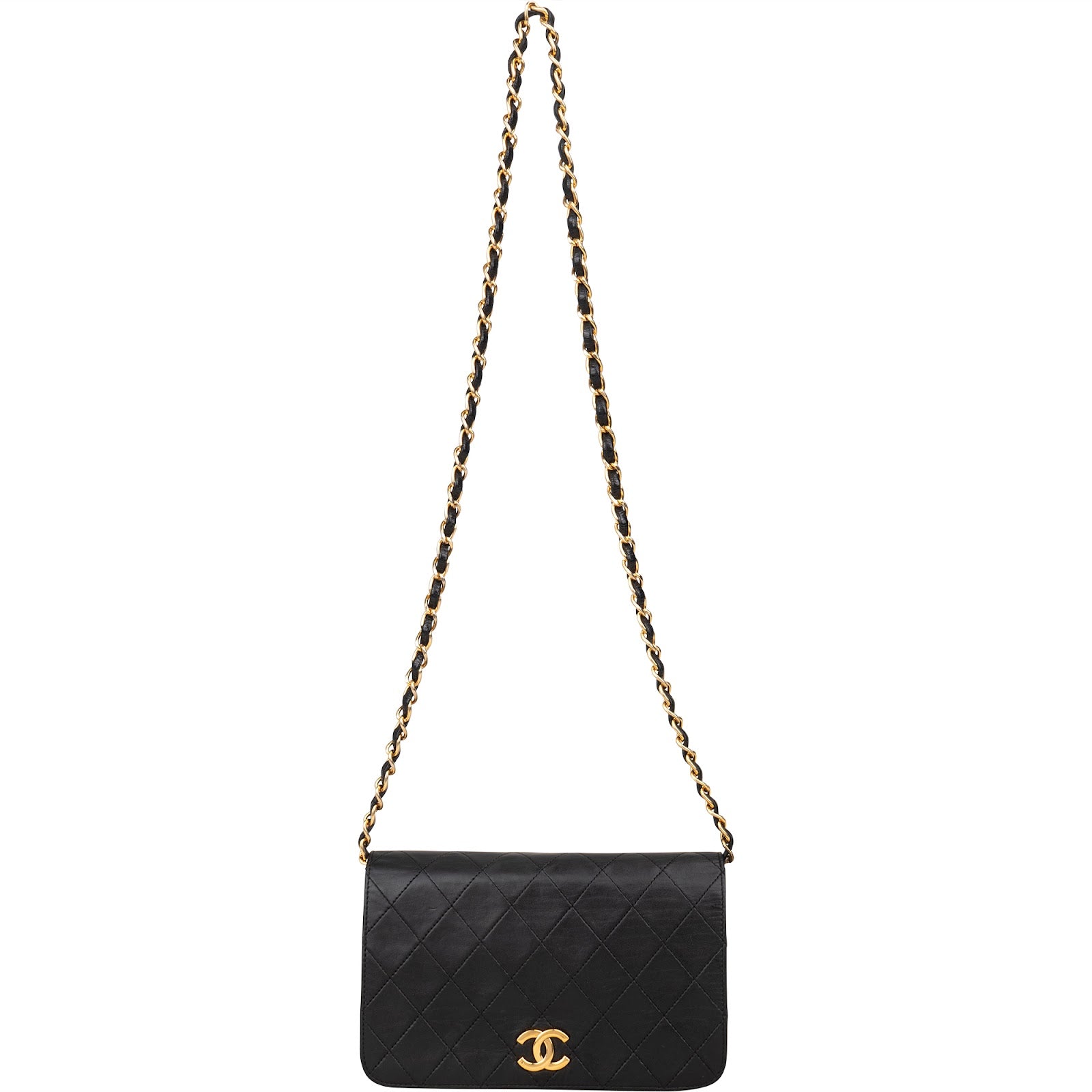 [🔄️B14 / F15] Chanel Quilted Lambskin Medium Double Flap Crossbody Bag - vintageandkickz