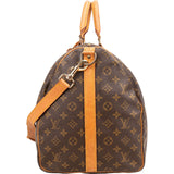 Louis Vuitton Monogram Canvas Keepall 55 Bandoulière Travel Bag