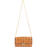MCM Monogram Visetos Small Flap Chain Shoulder Crossbody Bag