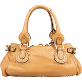 Chloé Camel Brown Leather Paddington Handbag