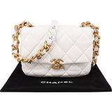 Chanel Quilted Lambskin Bicolor Candy Chain Crossbody Bag