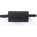Prada Black Saffiano Leather Belt Crossbody Bag