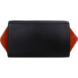 Céline Tricolor Suede Leather Trapeze Handbag