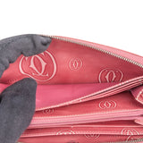 Cartier Patent Leather Happy Birthday Zippy Wallet
