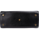Saint Laurent Black Leather Sac De Jour Handbag