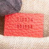 Gucci Pebbled Leather Interlocking GG Small Crossbody Bag