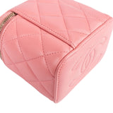 Chanel Quilted Lambskin Mini Vanity Crossbody Bag