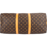 Louis Vuitton Monogram Canvas Keepall 50 Bandoulière Travel Bag