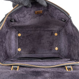 Celine Black Leather Grained Calfskin Belt Handbag